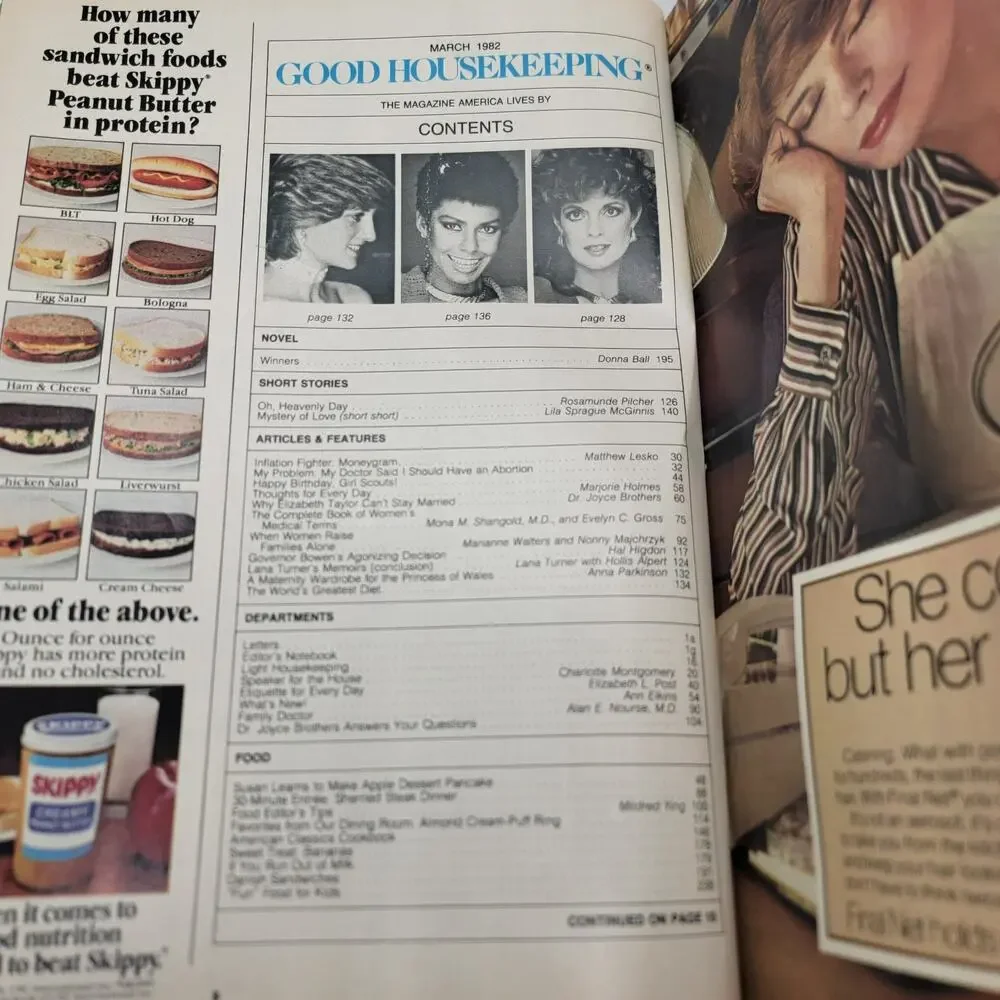 Good Housekeeping Magazine Mar 1982 Linda Gray Princess Diana Maternity Wardrobe - Picture 6 of 13
